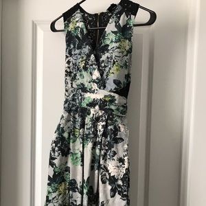 Spring floral dress